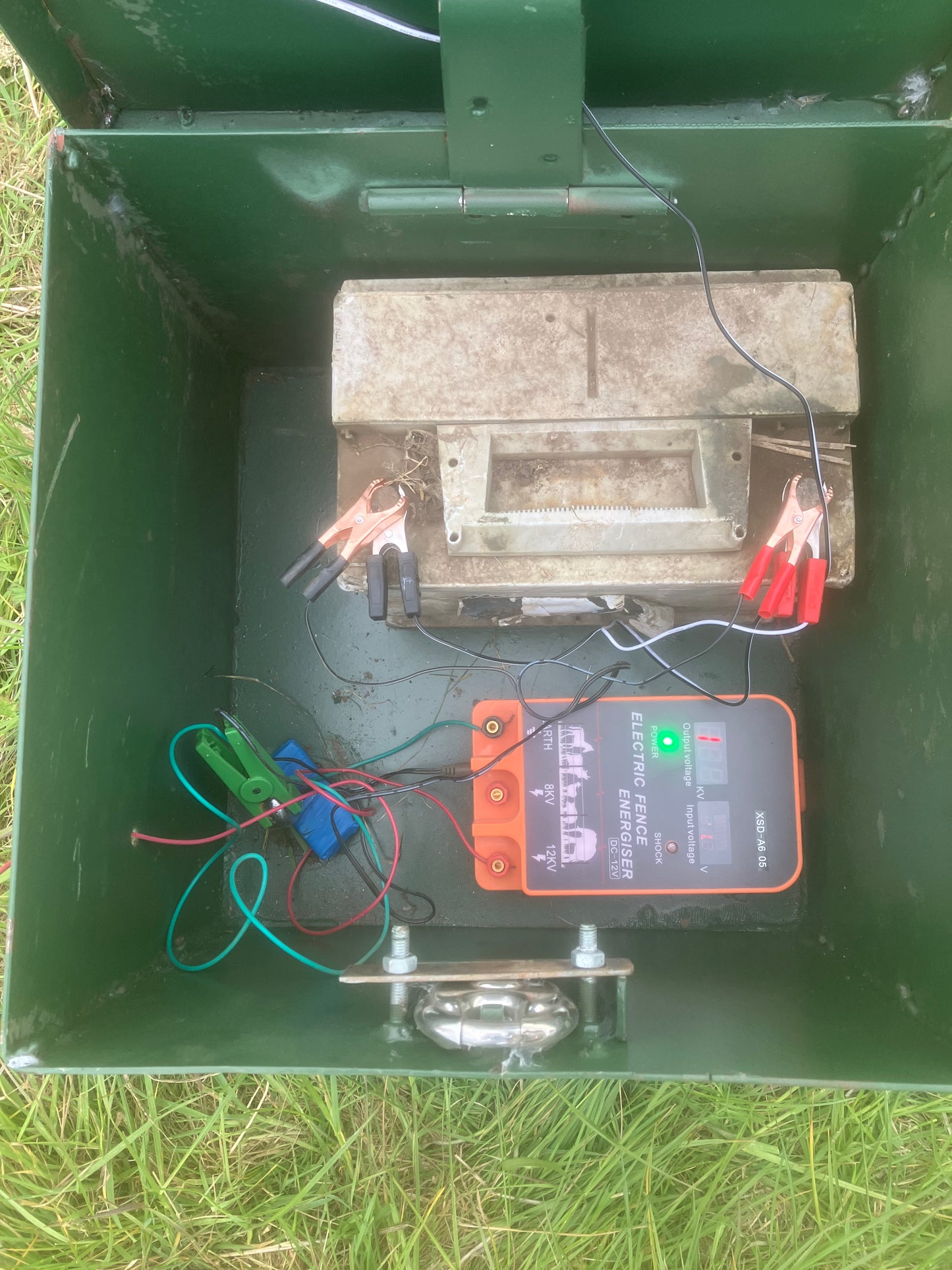 Fencing energiser lock box